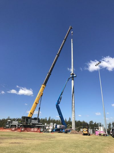 Mono Pole Construction