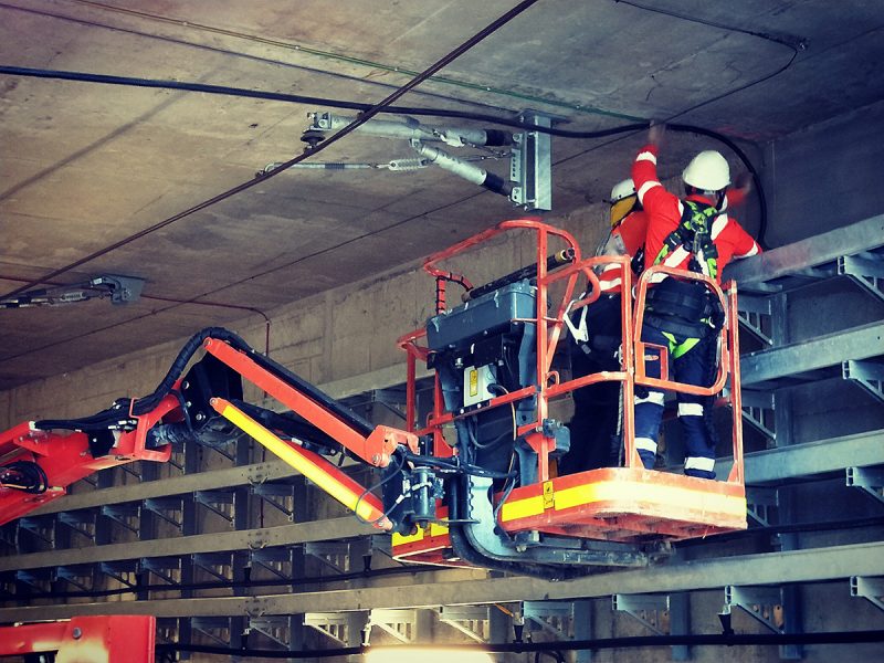 Elevated Work Platforms in use